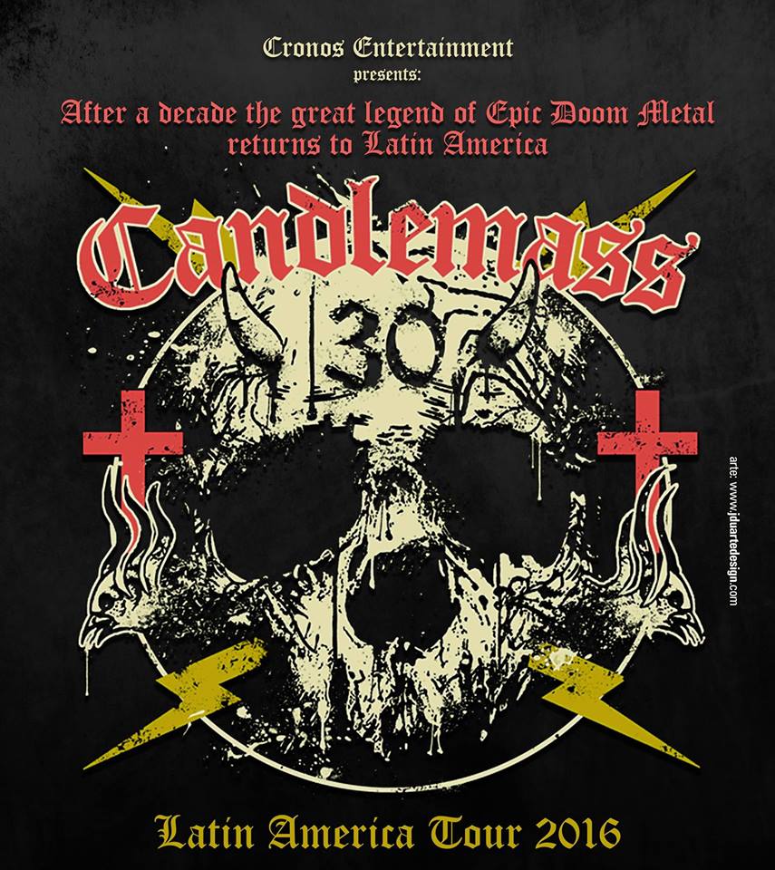 candlemass turne 2016