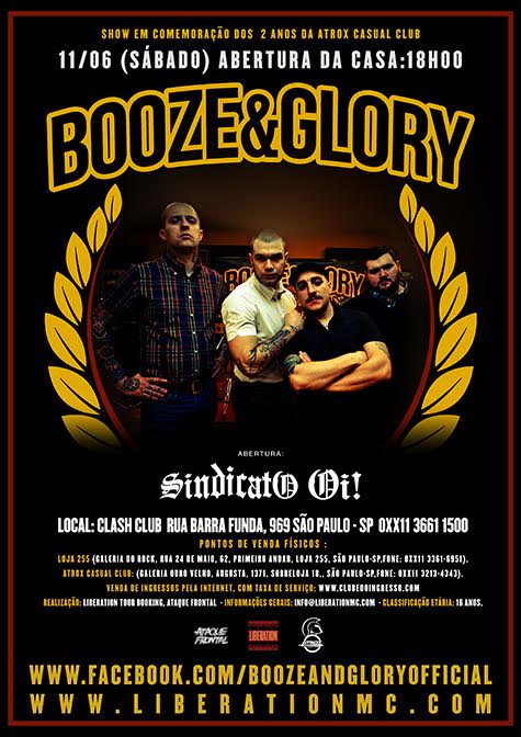 Booze & Glory Cartaz Show