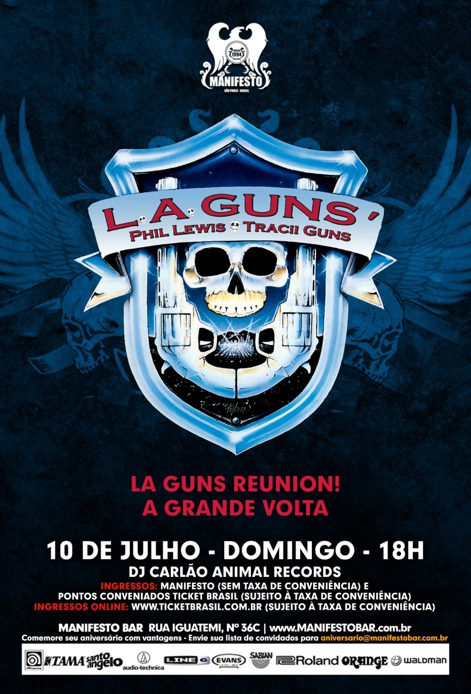 LA Guns flyer
