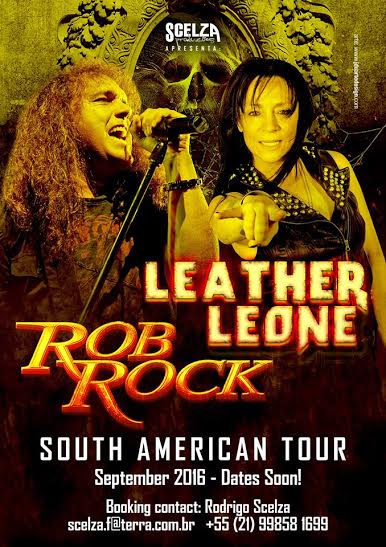 Leather Leone e Rob Rock