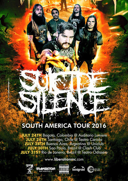 suicide silence flyer